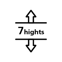 7 level height adjustment