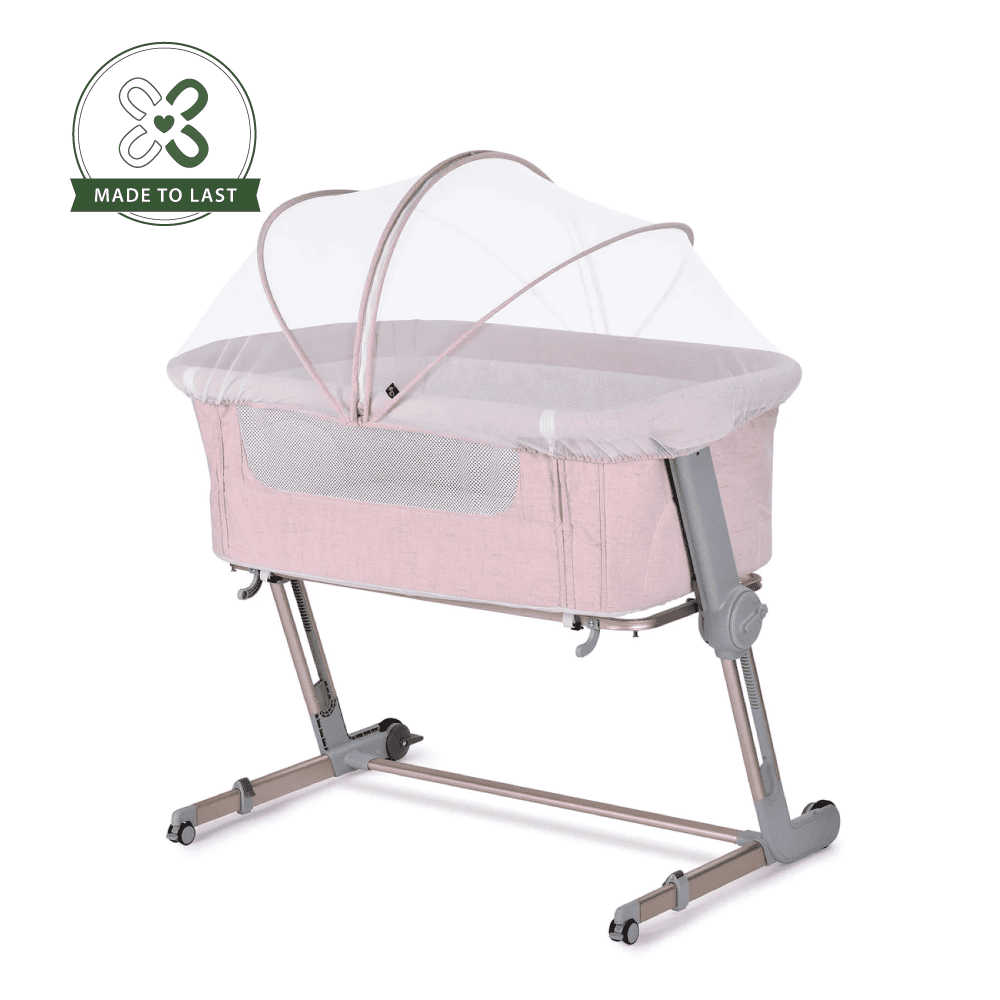 pink sleeper bedside bassinet