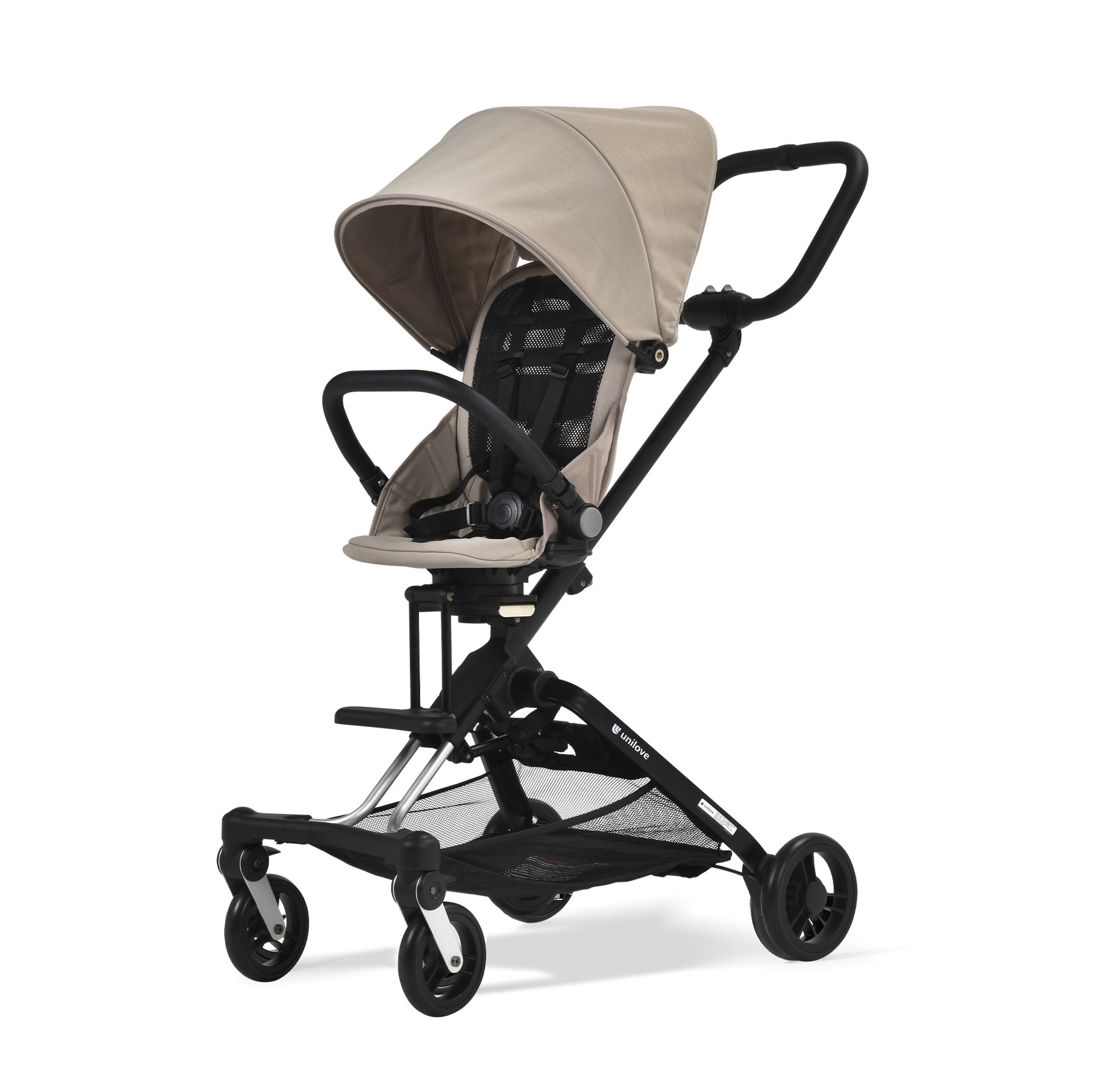 brown stroller