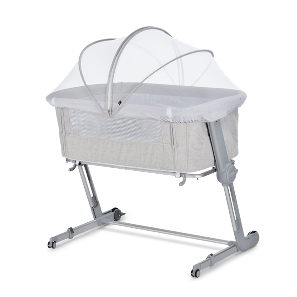 gray bassinet