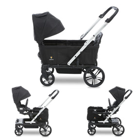 stroller wagons near me Trio Trolly Stroller Wagon – Convertible & Foldable