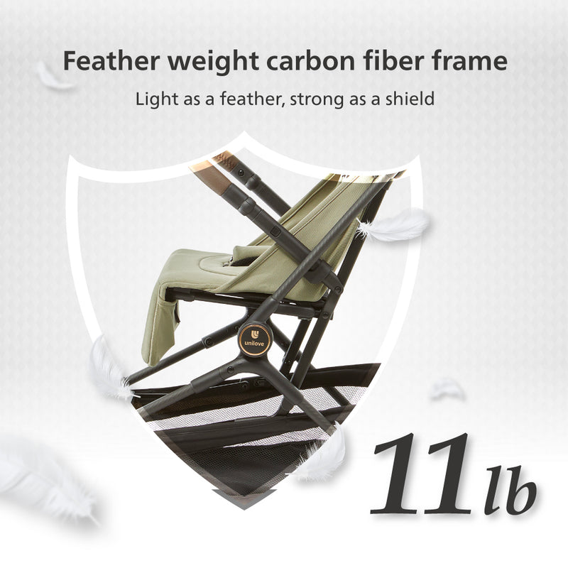 carbon fiber baby stroller Aero X Compact Stroller