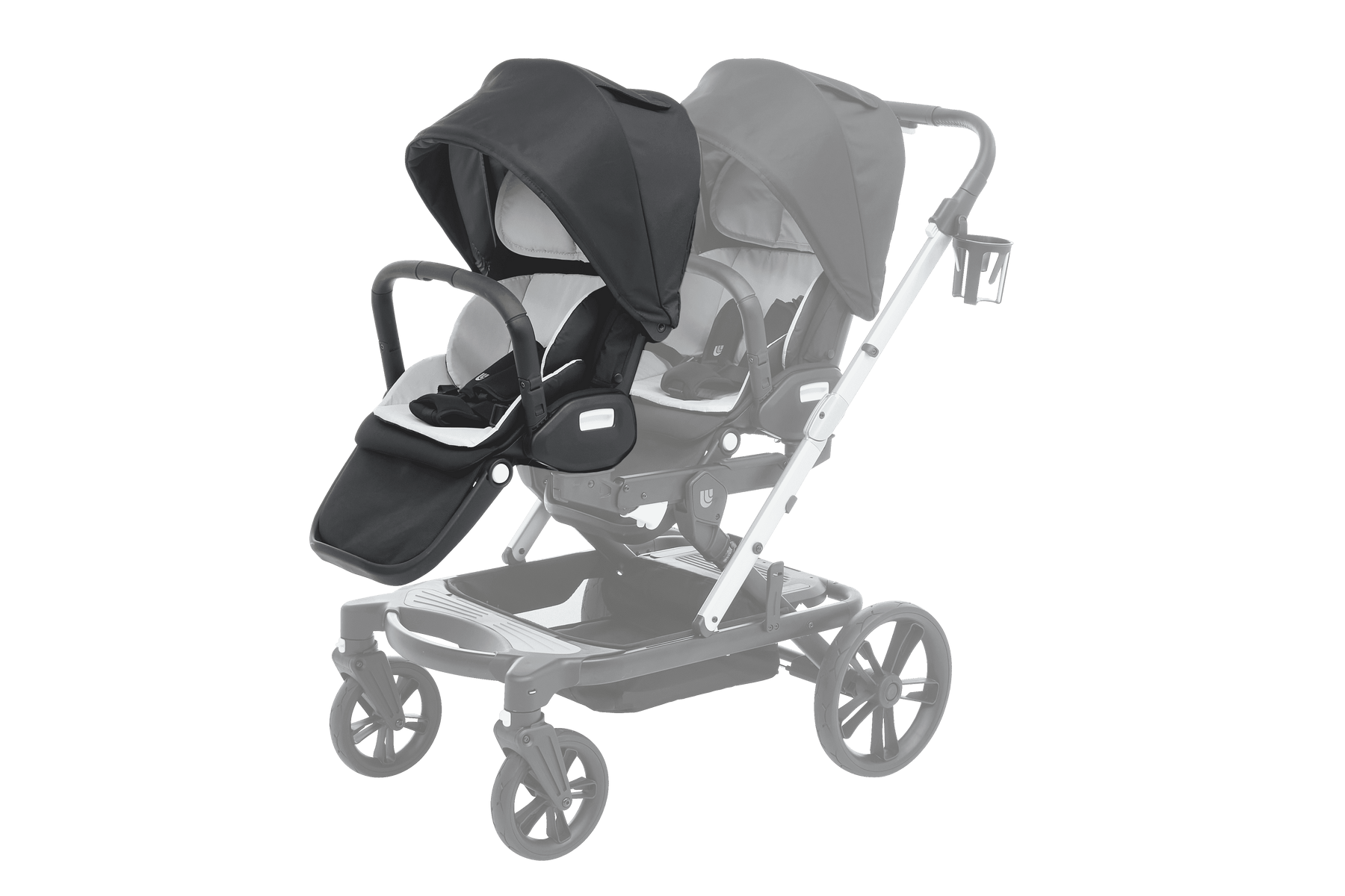 Newborn toddler double stroller sales
