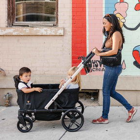 wagon stroller for newborn and toddler Trio Trolly Stroller Wagon Trio Trolly Wagon and Stroller Accessory
