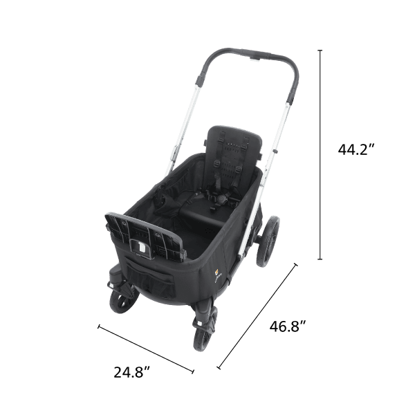 wagon double toddler height adjustment